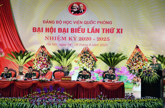 Đảng bộ Học viện Quốc phòng tổ chức Đại hội đại biểu nhiệm kỳ 2020-2025